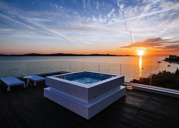 Magical Zadar 6 Bedrooms Ocean Fantasy Astounding Sea Views Villa Bibinje